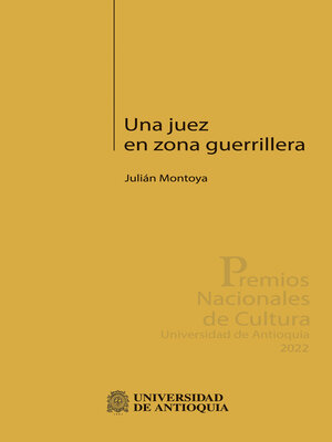 cover image of Una juez en zona guerrillera